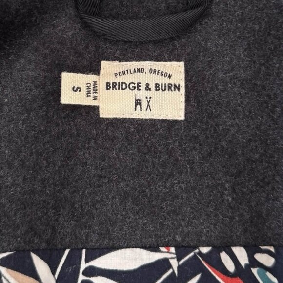 Bridge & Burn Portland Womens Grey Wool Coat Size S NWOT - Picture 6 of 8